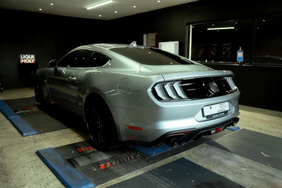 Ford Mustang GT — On the dyno